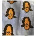 Kamala Harris Scrub Cap close up