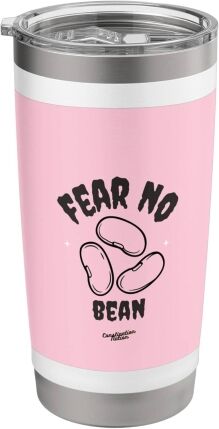 'Fear No Bean' Coffee Tumbler Stainless Steel Insulated Tumbler